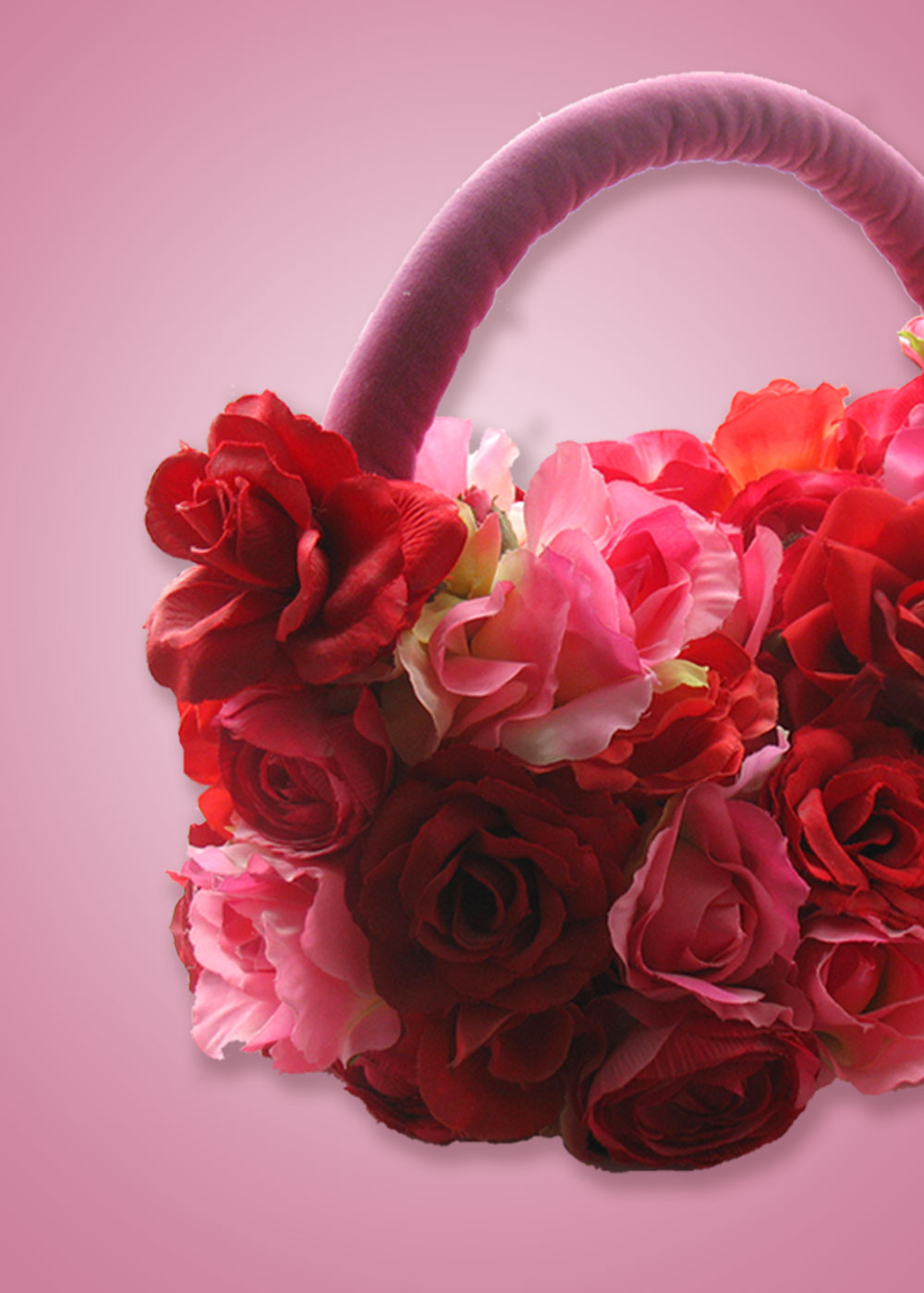 Taske-blomster-kunstige-closeup