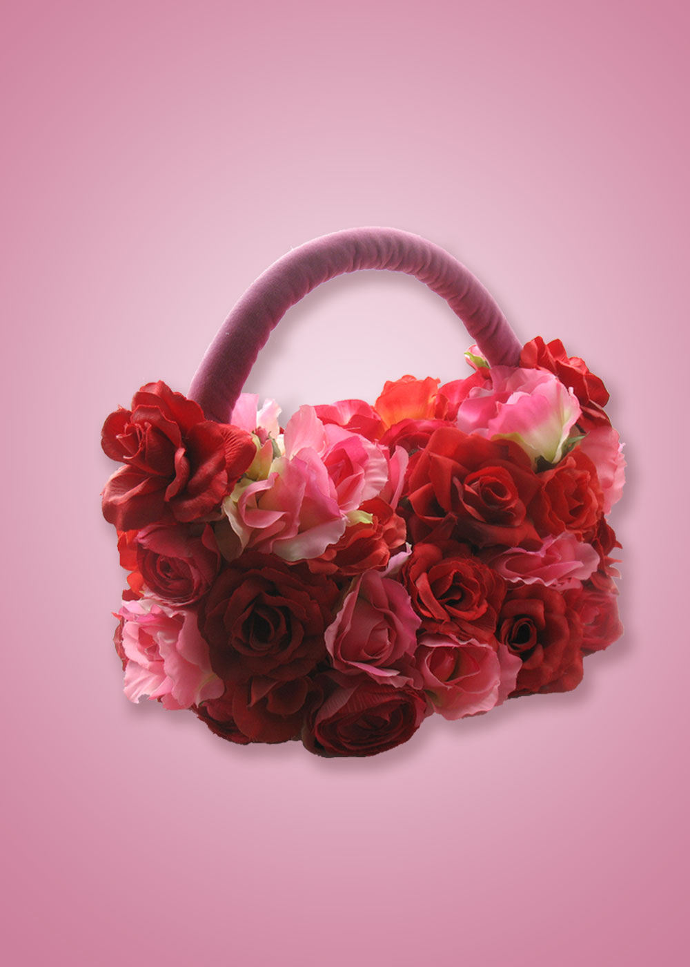 Taske-blomster-kunstige